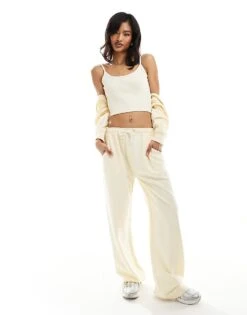 Kaiia Cami Top Co-ord In Lemon For Women Lemon Yellowyello -Kaiia Online Shop 206182082 4