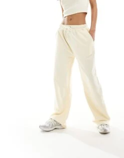 Kaiia Wide Leg Joggers Co-ord In Lemon For Women Lemon Yellow -Kaiia Online Shop 206182253 5