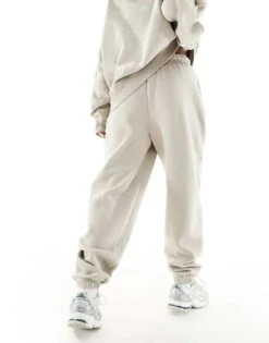 Kaiia Cuffed Joggers Co-ord In Stone For Women -Kaiia Online Shop 206192281 5