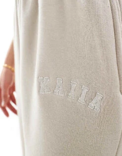 Kaiia Tall Cuffed Joggers In Stone For Women -Kaiia Online Shop 206192305 4
