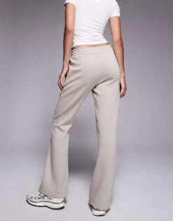 Kaiia Wide Leg Joggers In Stone For Women -Kaiia Online Shop 206192325 4