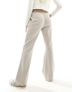 Kaiia Tall Wide Leg Joggers In Stone For Women -Kaiia Online Shop 206192407 3