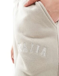 Kaiia Tall Wide Leg Joggers In Stone For Women -Kaiia Online Shop 206192407 4