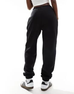 Kaiia Cuffed Joggers In Black For Women -Kaiia Online Shop 206192426 3