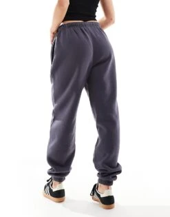 Kaiia Petite Cuffed Joggers In Dark Grey For Women -Kaiia Online Shop 206193422 5