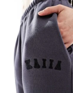 Kaiia Tall Cuffed Joggers In Dark Grey For Women -Kaiia Online Shop 206193431 4