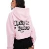 Kaiia Rodeo Bubble Logo Cropped Hoodie In Pink For Women -Kaiia Online Shop 206885915 1 pink