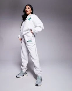 Kaiia Sport Hoodie And Joggers Co-ord In Green And Grey -Kaiia Online Shop 207489667 1 greymarlandgreen 1