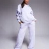 Kaiia Angel Logo Oversized Hoodie And Joggers Co-ord In Lilac -Kaiia Online Shop 207516953 2