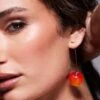 Kaiia Cherry Dangle Earrings In Red And Gold For Women Red/gold -Kaiia Online Shop 207678448 1 redgold