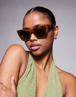 Kaiia Oversized Cat Eye Sunglasses In Tort Brown For Women -Kaiia Online Shop 207911353 1 tortbrown 1